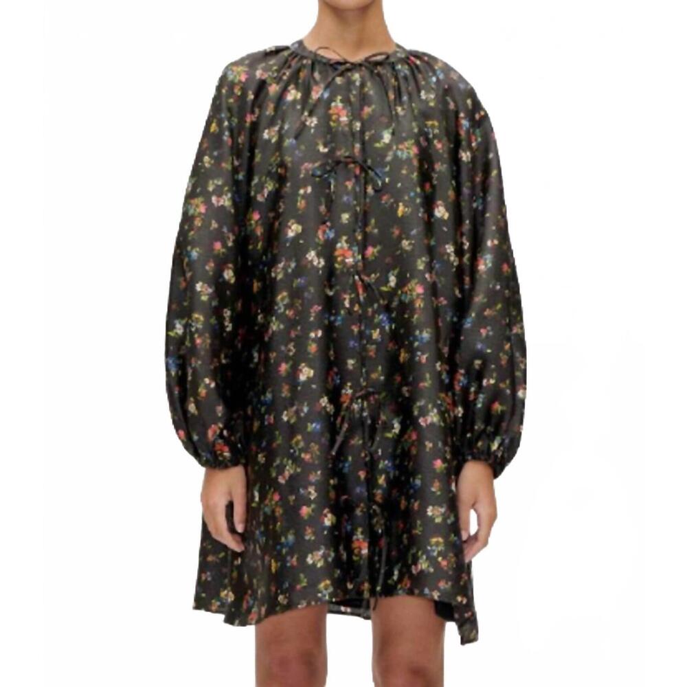 NEW STINE GOYA voluminous bow dress in magnolia garden
